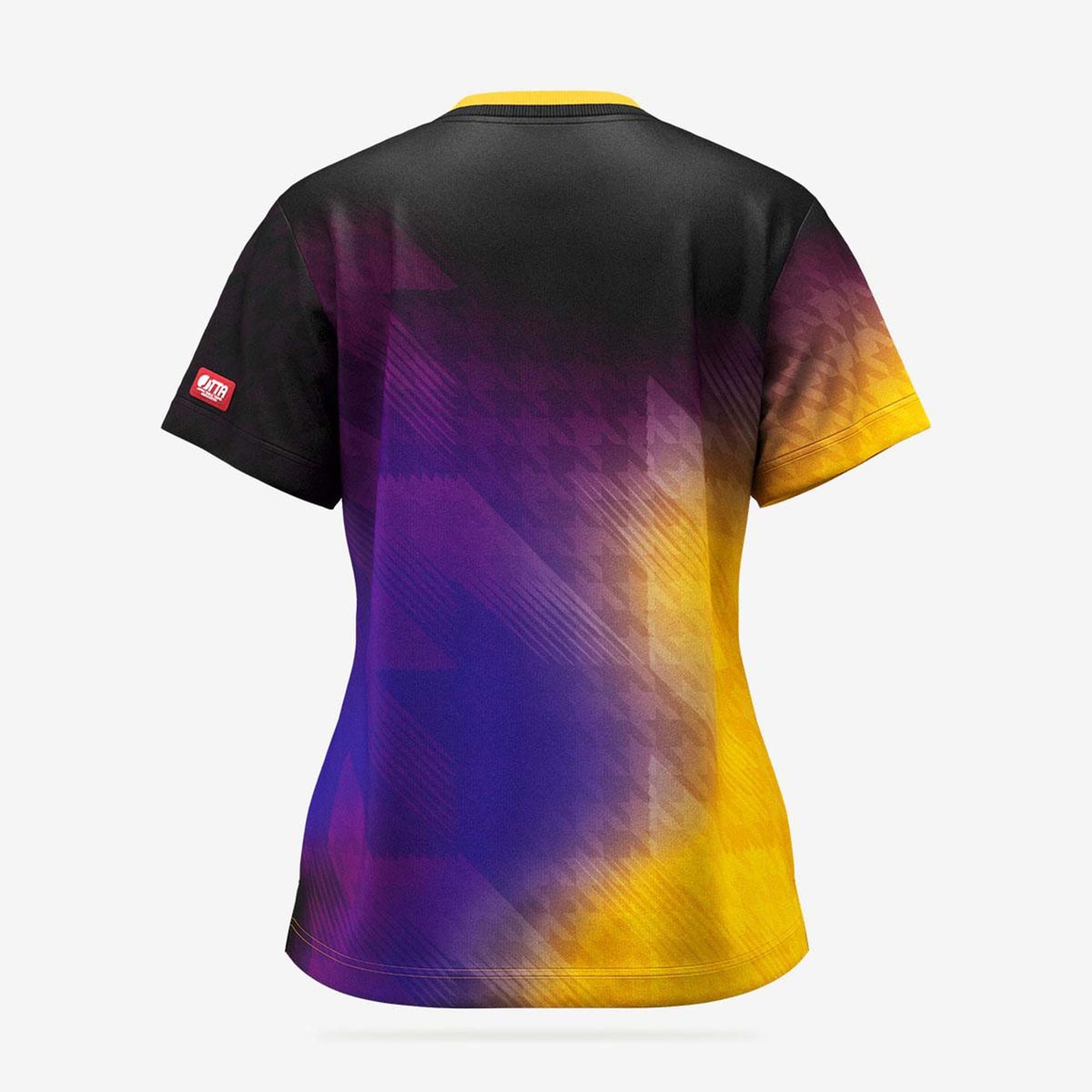 Butterfly Selasia Lady Shirt - Purple-Yellow - Back
